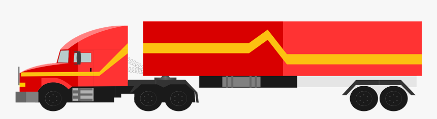 18 Wheeler Truck Vector, HD Png Download, Free Download