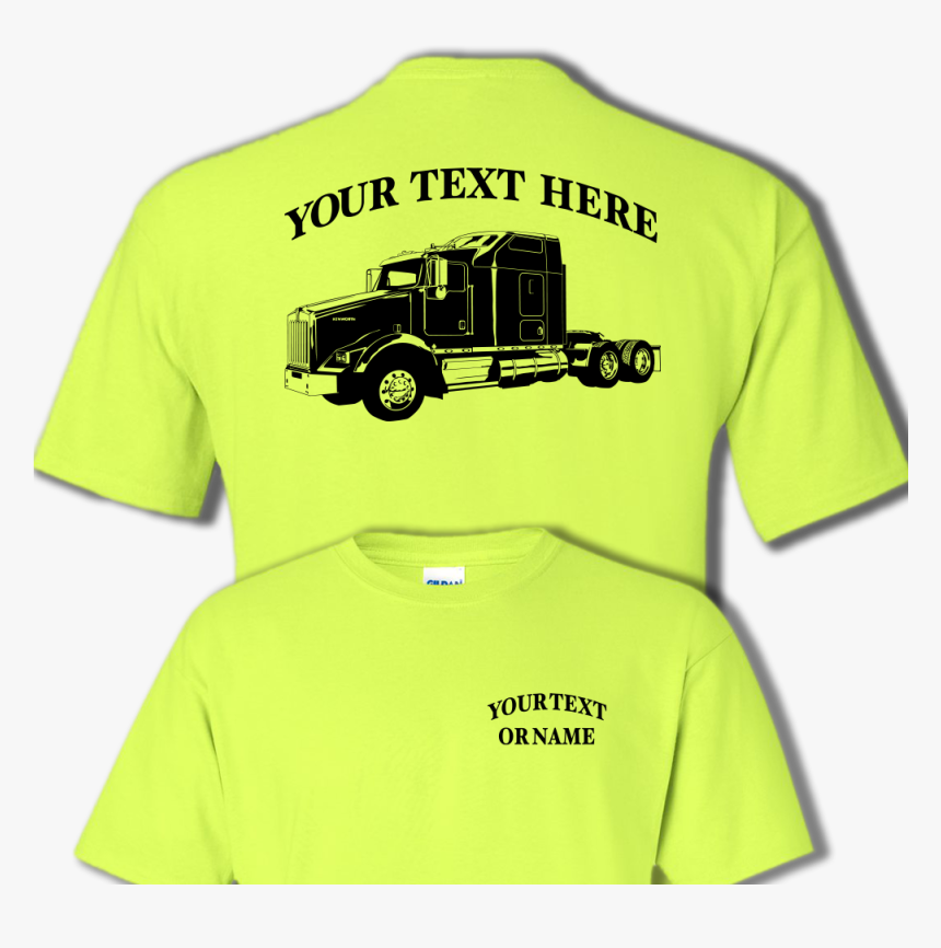 Transparent 18 Wheeler Png - Kenworth T800 Shirts, Png Download, Free Download