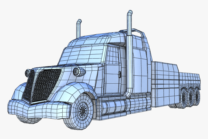 15 Semi Drawing 18 Wheeler For Free Download On Mbtskoudsalg - Truck, HD Png Download, Free Download