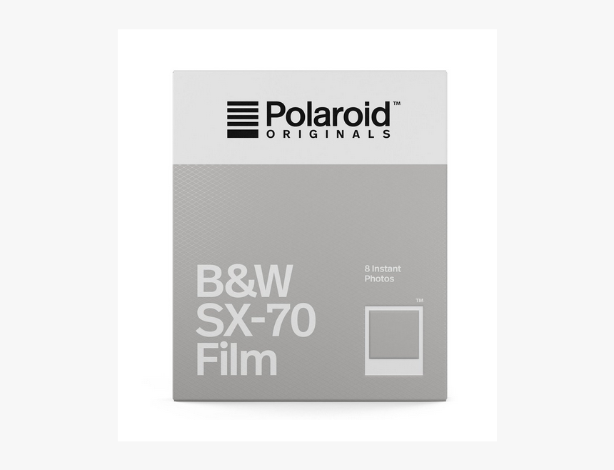 Polaroid Sx70 Type Black & White - Graphic Design, HD Png Download, Free Download