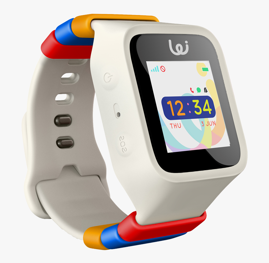 White Wizard Gps Watch With Colorful Band Holders And - Wizard Watch, HD Png Download, Free Download