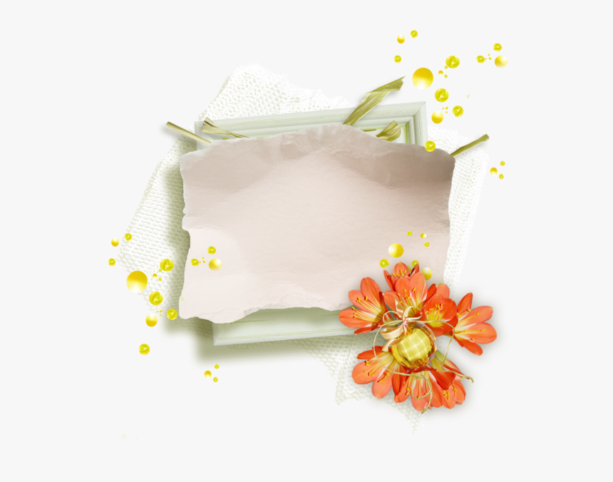 Transparent Paper Napkins Clipart - Floral Design, HD Png Download, Free Download