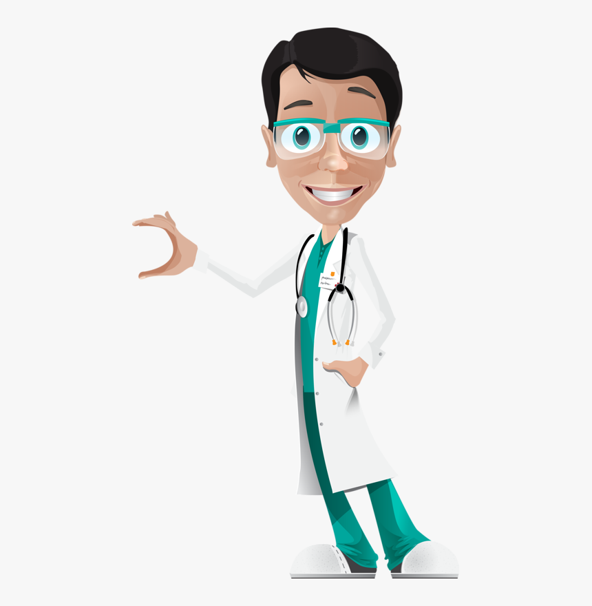 Physician Patient Cartoon Transprent - Doctor Cartoon Png Transparent, Png Download, Free Download