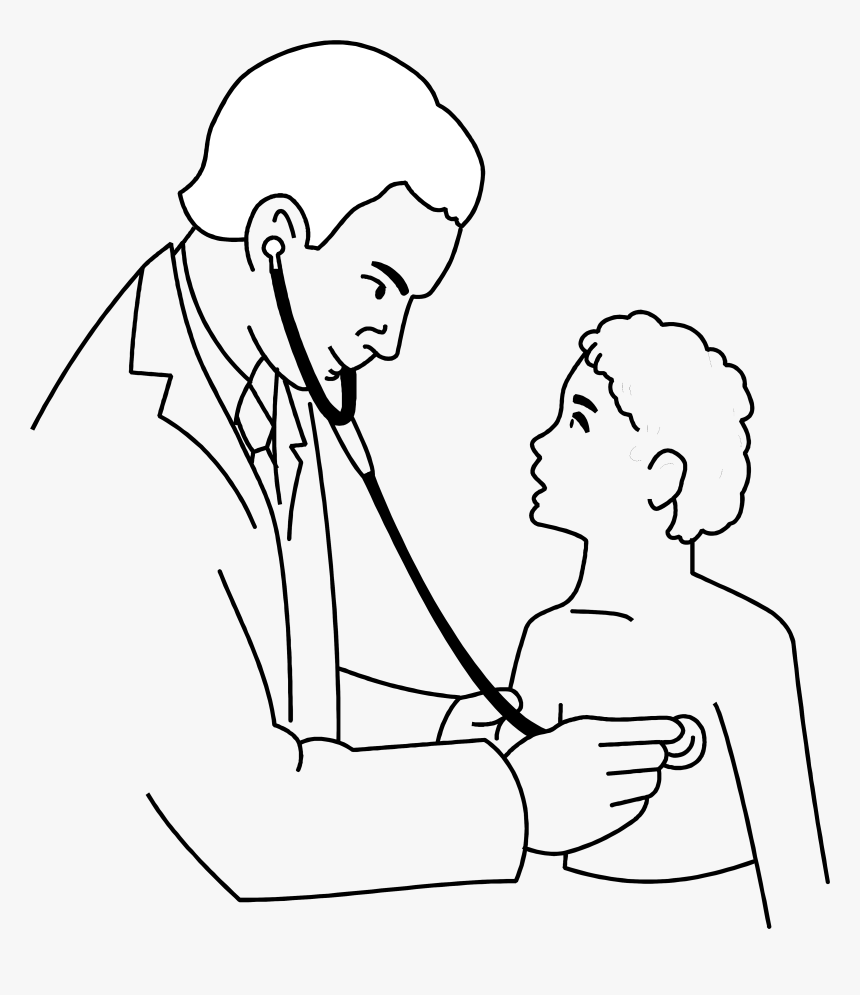 Black And White Doctor Png - Doctor Black And White, Transparent Png, Free Download
