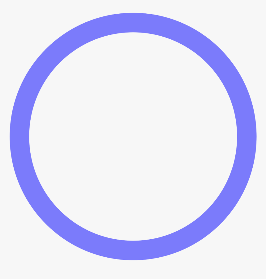 Circle With Blue Outline, HD Png Download, Free Download