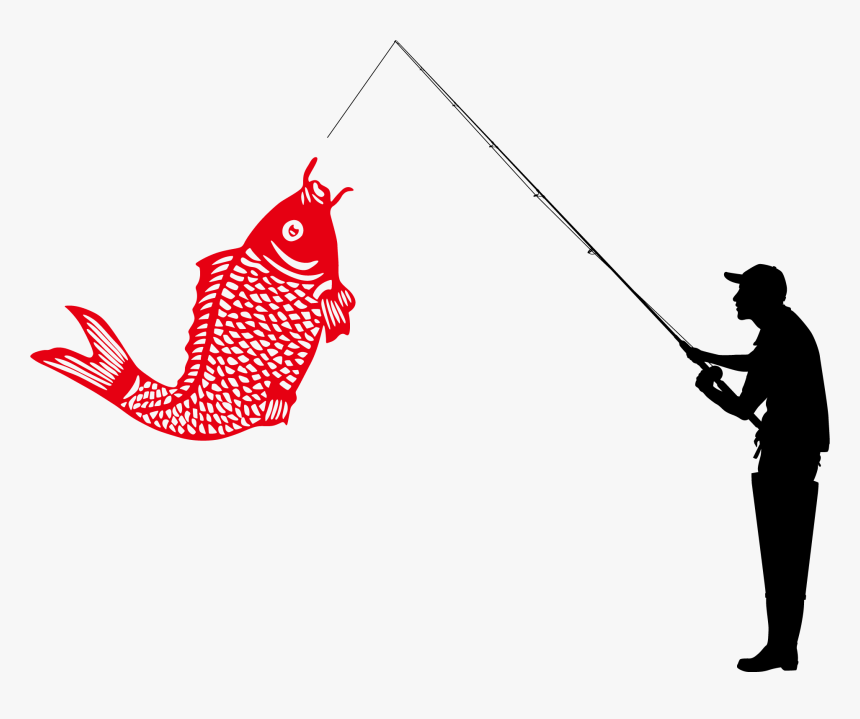 Fishing Angling Illustration - Guy Fishing No Background, HD Png Download, Free Download