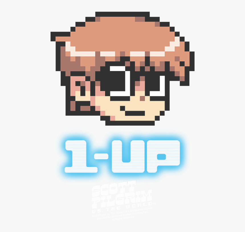 Scott Pilgrim Vs Clipart , Png Download - Scott Pilgrim Vs The World 1 Up, Transparent Png, Free Download