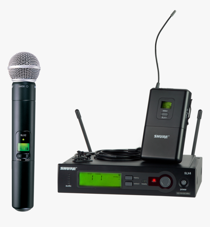 Shure Slx Wireless Microphone, HD Png Download, Free Download