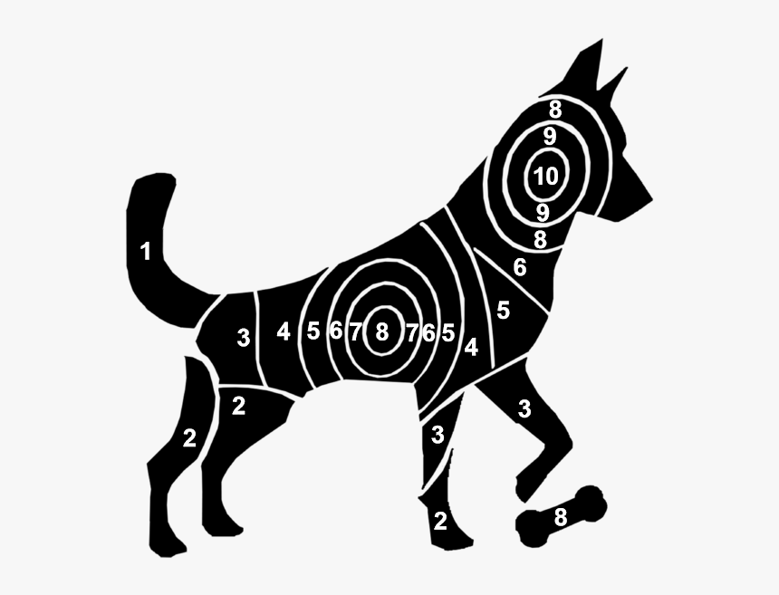 Dog Target At Shooting Range, HD Png Download, Free Download