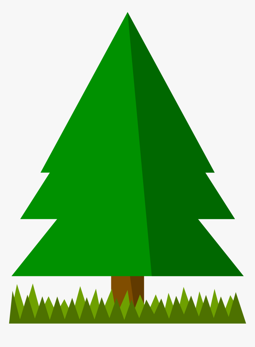 Simple Christmas Tree Clipart - Ski Till I Die, HD Png Download, Free Download