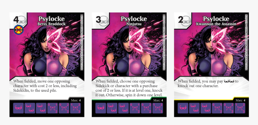 We"ve Collected All The Spoilers Released To Date Here - Marvel Dice Masters Psylocke, HD Png Download, Free Download