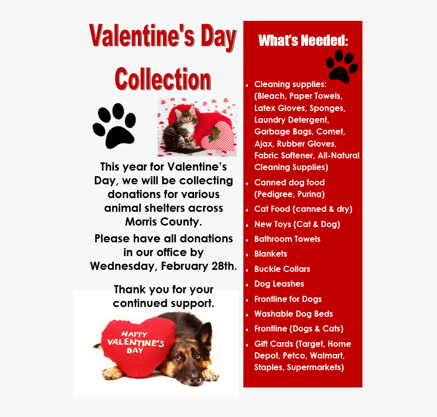 Valentine's Day Dog, HD Png Download, Free Download