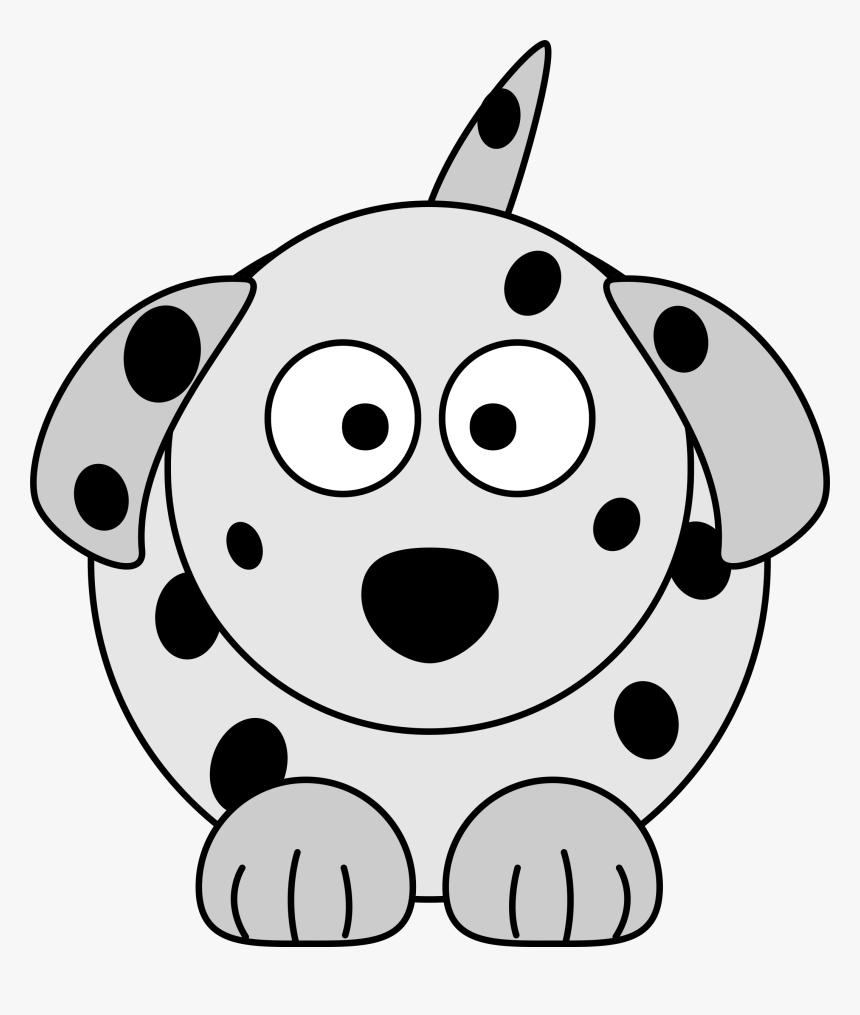 Dalmatian Cartoon Dog Clip Arts - Cartoon Dog With Spots, HD Png Download, Free Download