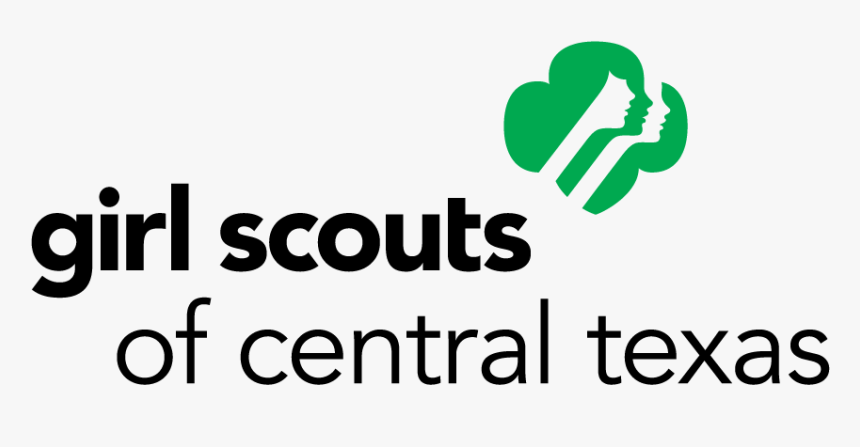 Gsctx Logo Black Medium - Girl Scouts Of Central Texas, HD Png Download, Free Download