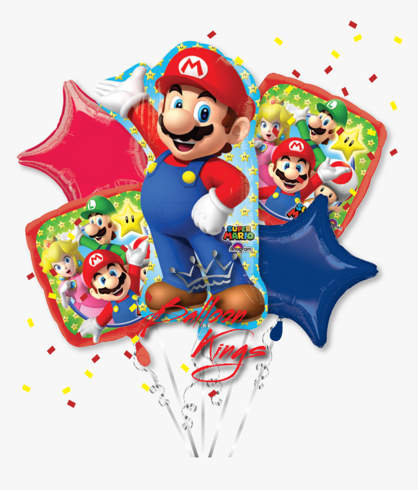 Super Mario Bros Bouquet, HD Png Download, Free Download