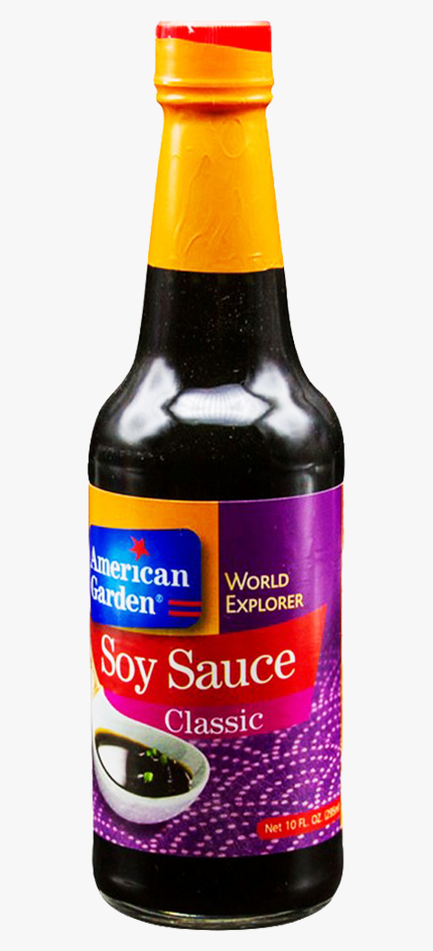 American Garden Soy Sauce Classic 295 Ml - Glass Bottle, HD Png Download, Free Download