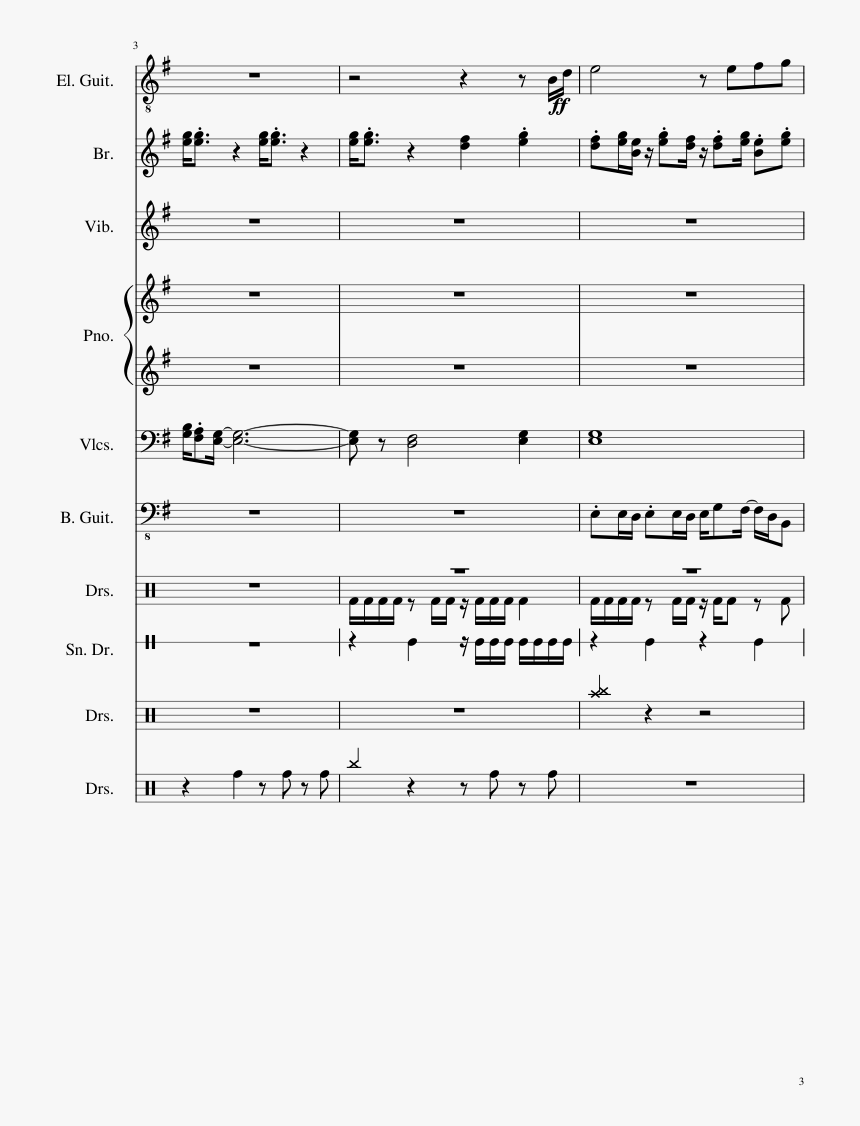 Ryu Theme Sheet Music, HD Png Download, Free Download