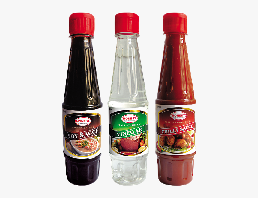 Soy Sauce, Chili Sauce & Vinger - Plastic Bottle, HD Png Download, Free Download