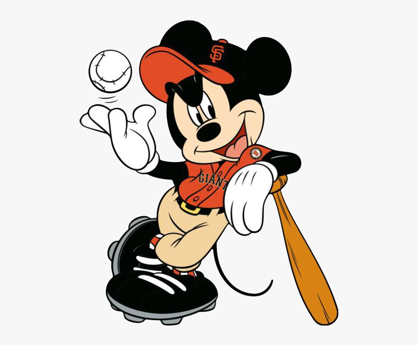 Sf Giants Clip Art Sf Giants Clipart - Mickey Mouse Sf Giants, HD Png Download, Free Download