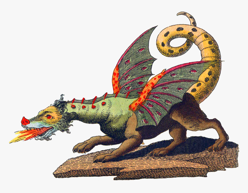 Friedrich Johann Justin Bertuch Mythical Creature Dragon - Greek Mythological Creatures Png, Transparent Png, Free Download