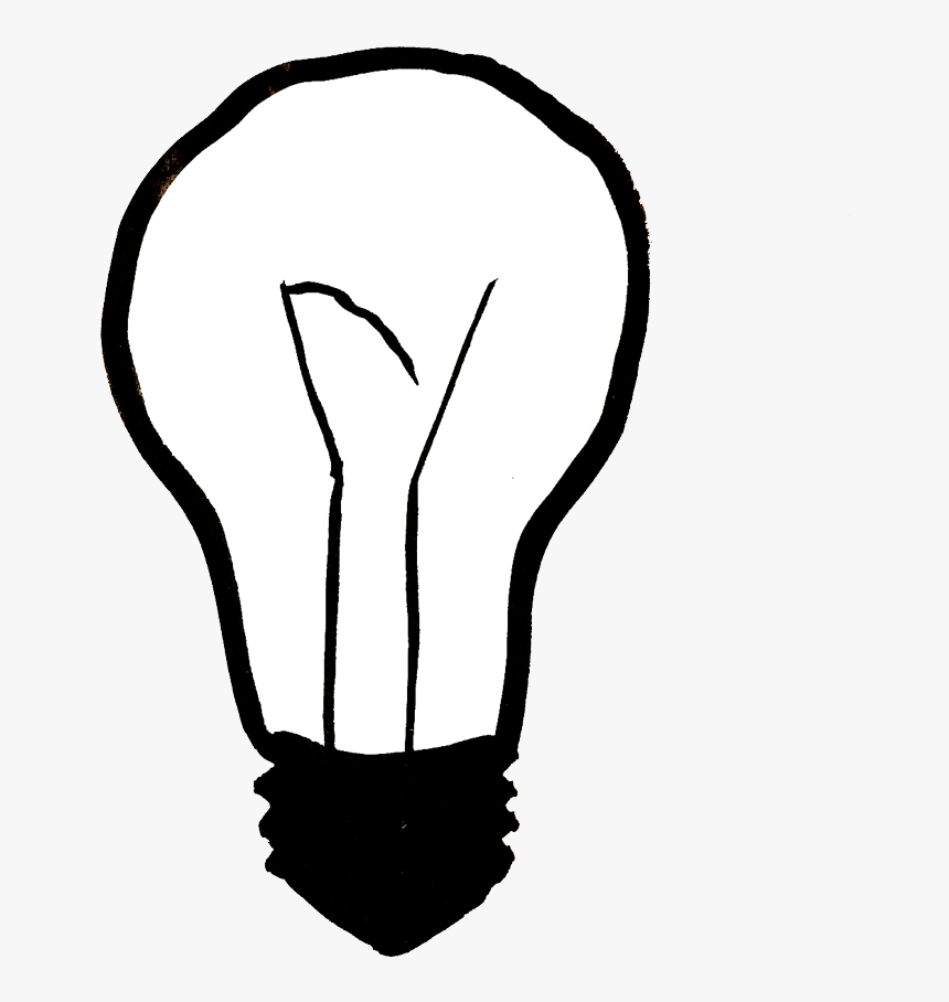 Broken Lightbulb Clipart , Png Download - Line Art, Transparent Png, Free Download