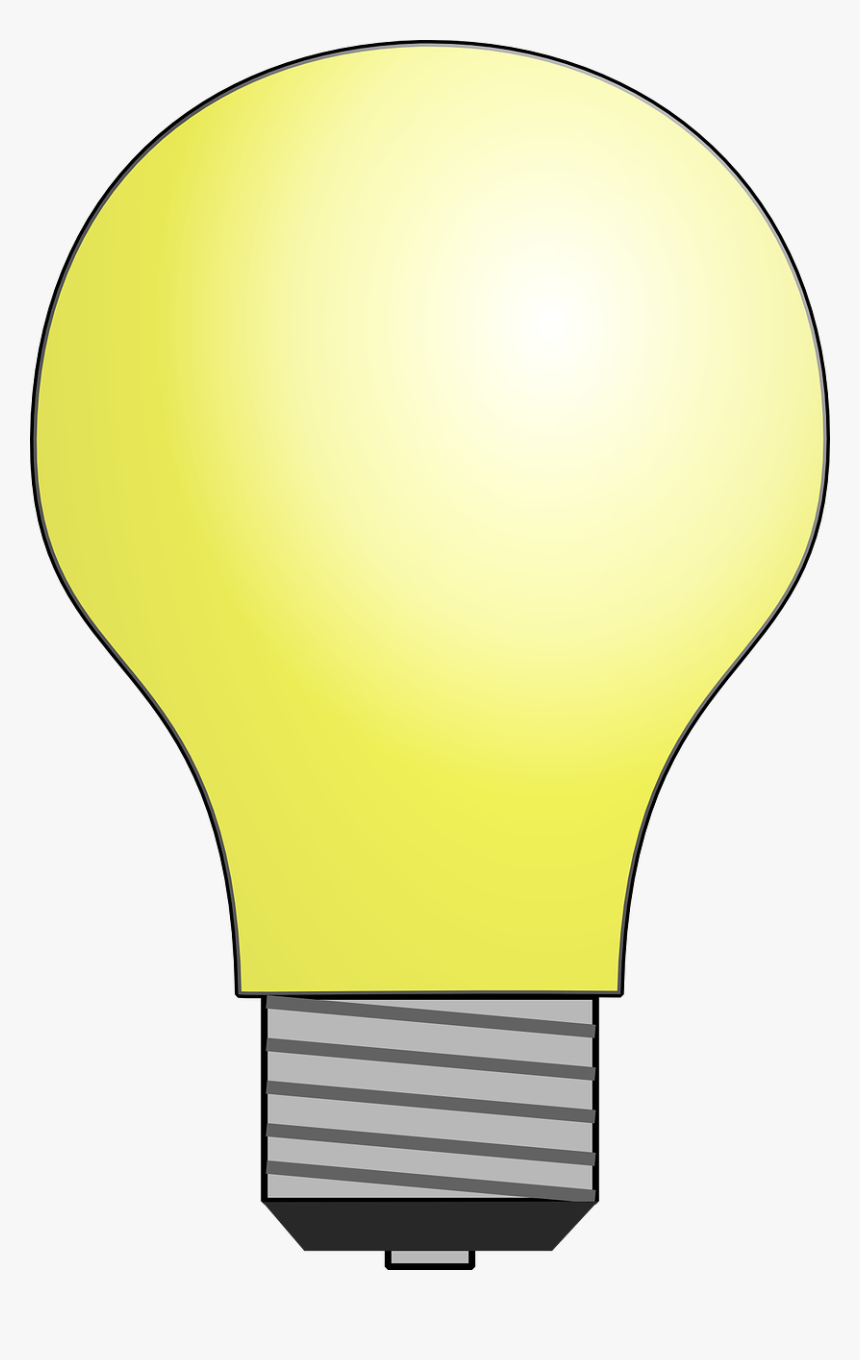 Bulb Clipart Moving Light - Animated Light Bulb, HD Png Download, Free Download