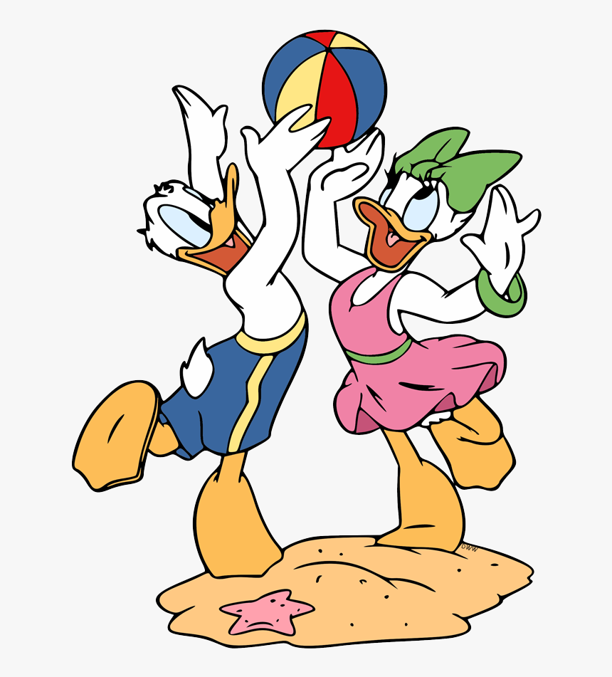 Daisy Duck At The Beach, HD Png Download, Free Download