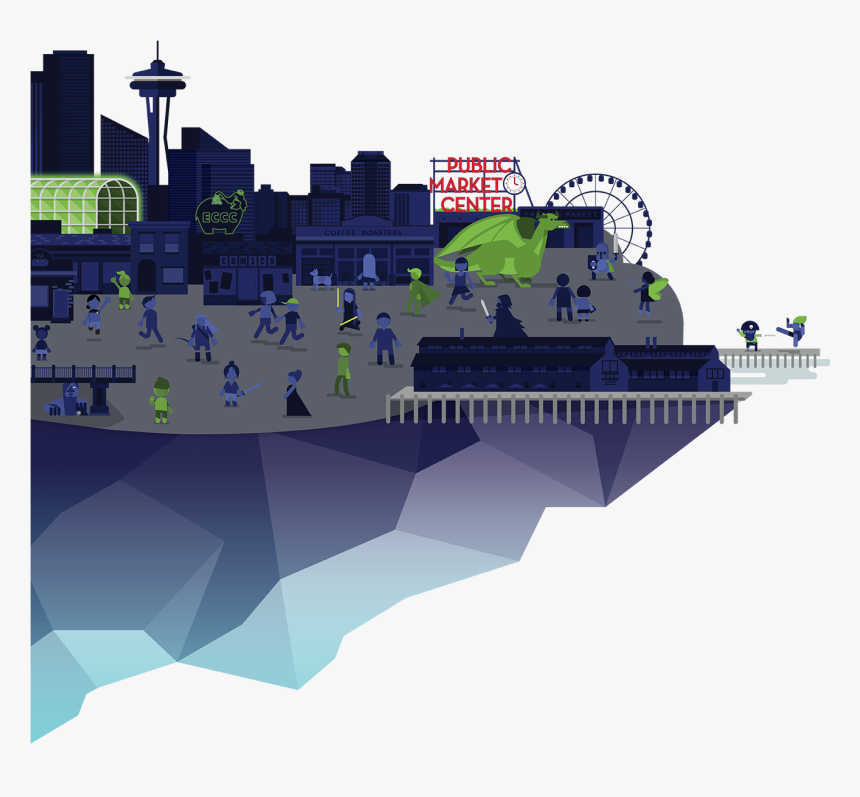 Emerald City Background - City, HD Png Download, Free Download