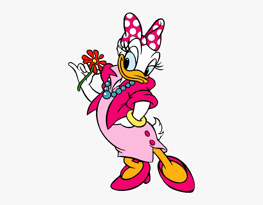 Daisy Duck Clip Art - Daisy Duck Outfits Cartoon, HD Png Download, Free Download