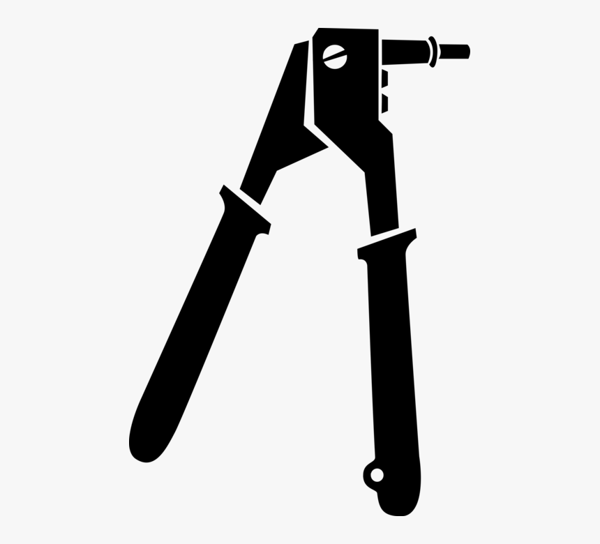 Vector Illustration Of Riveter Rivet Gun Tool - Riveter Vector, HD Png Download, Free Download