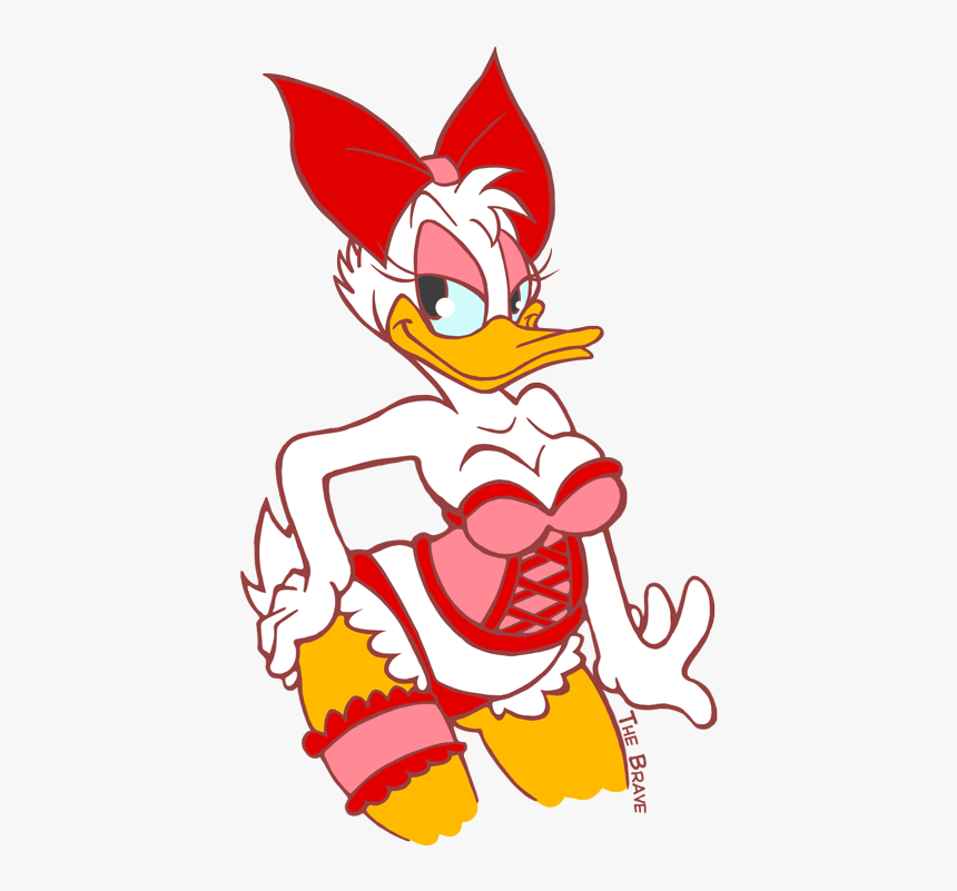 Daisy Duck Lingerie In Color - Daisy Duck Fan Art, HD Png Download, Free Download