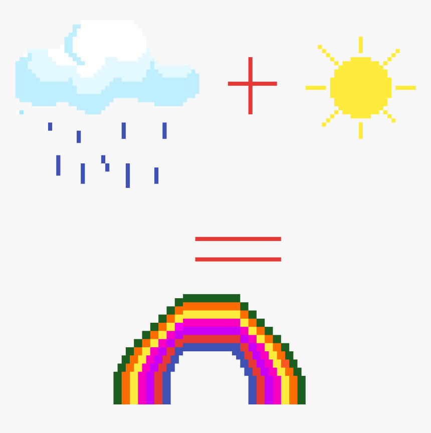 Rain Sun= Rainbow Clipart , Png Download, Transparent Png, Free Download