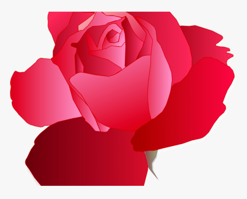 Blue Rose Drawing Flower Free Commercial Clipart Garden - Blue Flower Png Gif, Transparent Png, Free Download