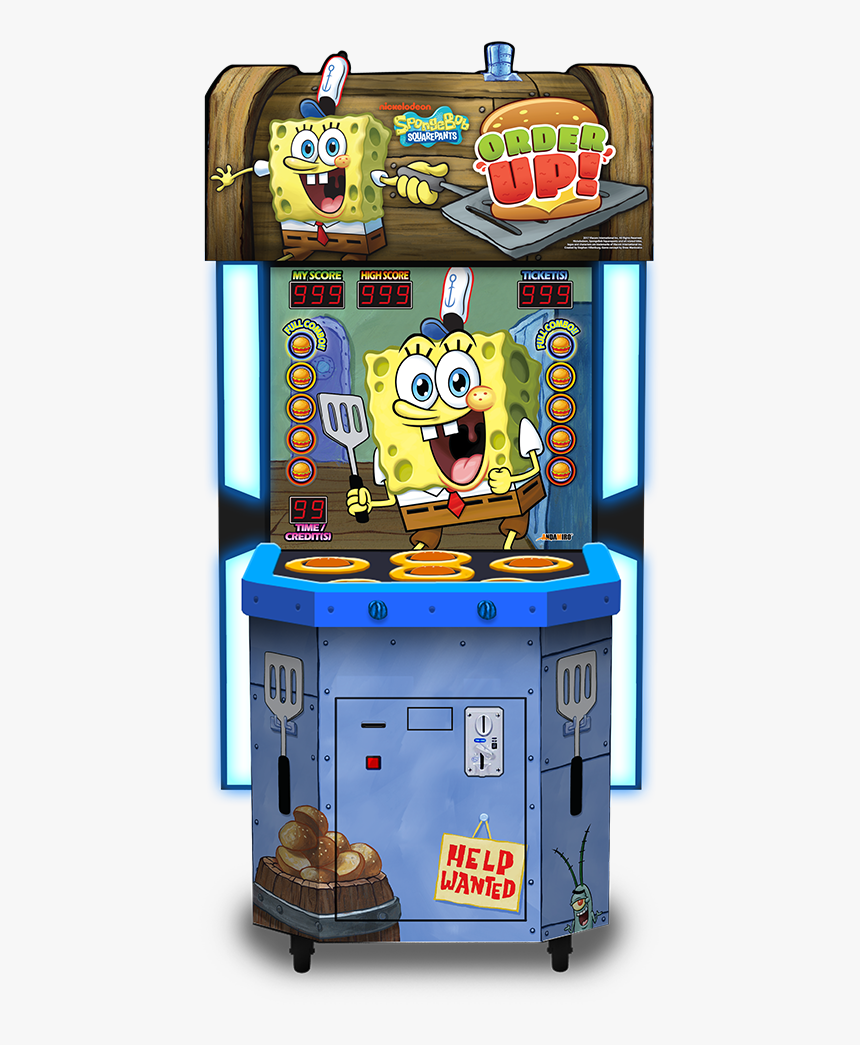 Spongebob Order Up Arcade Game, HD Png Download, Free Download