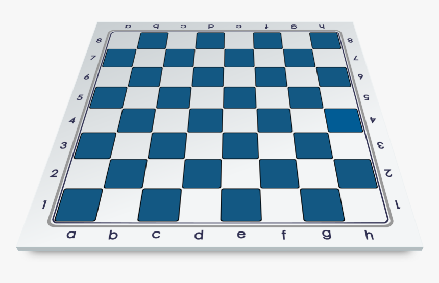 Chess Board In Frontal Perspective / Tablero En Perspectiva - Tablero De Ajedrez, HD Png Download, Free Download