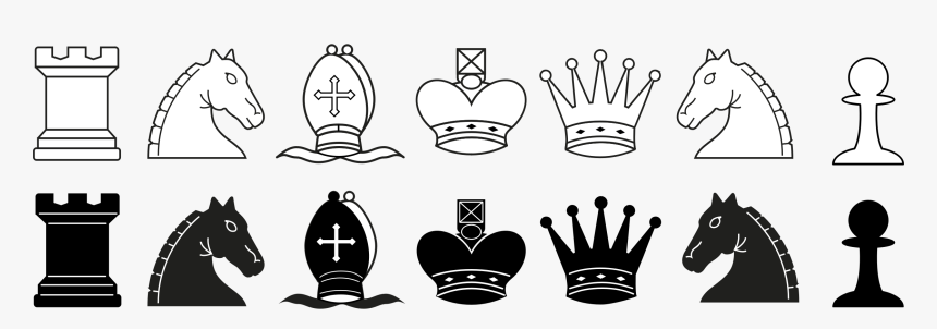 Chess Pieces Clip Art - Chess Pieces Images Png, Transparent Png, Free Download