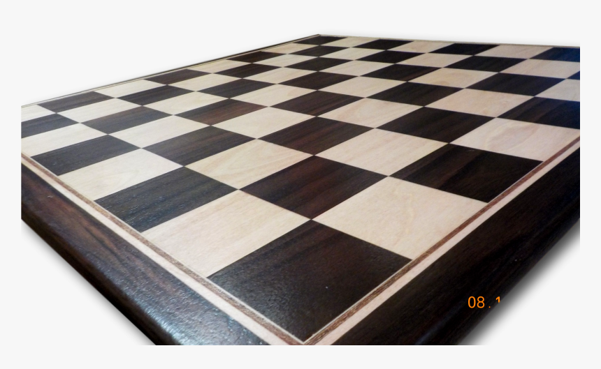 Solid Wood Chess Board - Walnut Chess Board, HD Png Download, Free Download