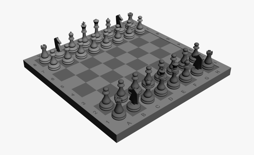Chess Board Max Model - Chessboard, HD Png Download, Free Download