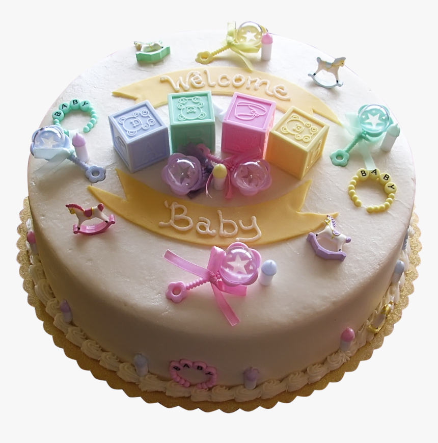 Decoracion Pastel De Baby Shower, HD Png Download, Free Download