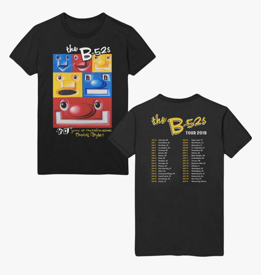 B52s Concerts Shirts 2019, HD Png Download, Free Download