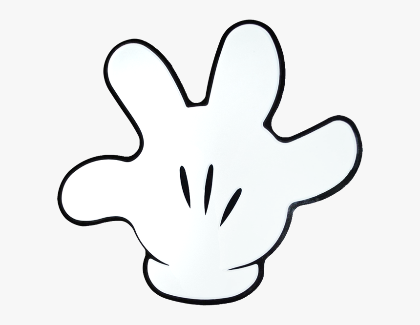 Mickey Mouse Hands Png - Mano De Minnie Mouse, Transparent Png, Free Download
