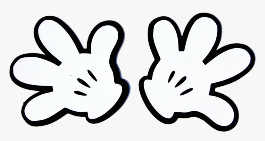 Transparent Mittens Clipart - Mickey Mouse Hands Png, Png Download, Free Download