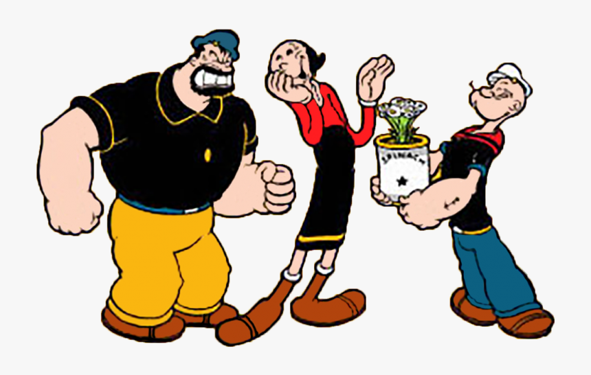 Present Trust, Future Trust - Popeye Olive Oyl Spinach, HD Png Download, Free Download