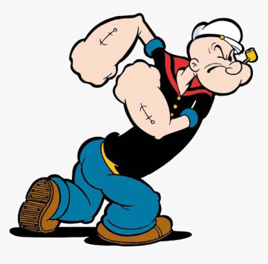 Popeye - Corn Cob Pipe Popeye, HD Png Download, Free Download