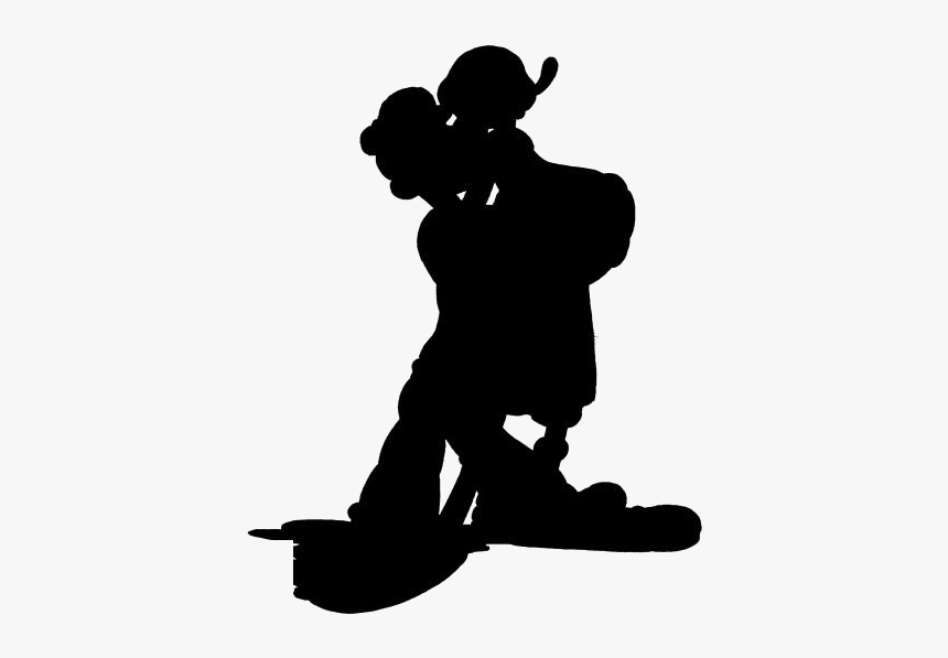 Popeye Png Transparent Images - Silhouette, Png Download, Free Download