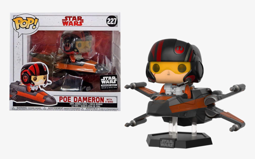 Transparent Poe Dameron Png - Funko Pop Poe Dameron X Wing, Png Download, Free Download