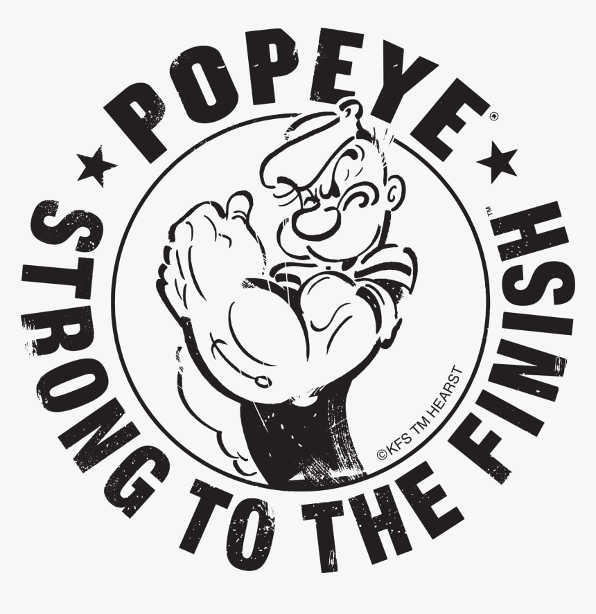 Popeye The Sailor Man Logo, HD Png Download - kindpng.
