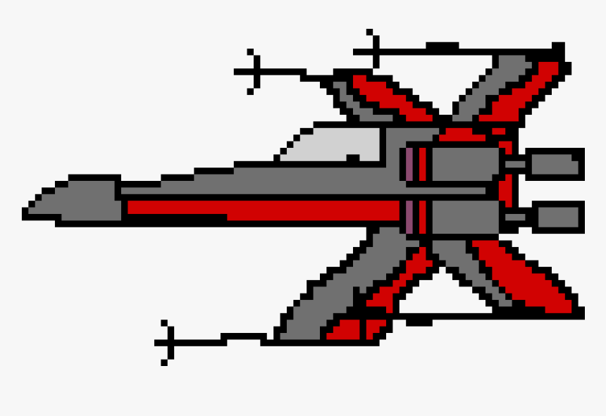 Pixel Art X Wing, HD Png Download, Free Download