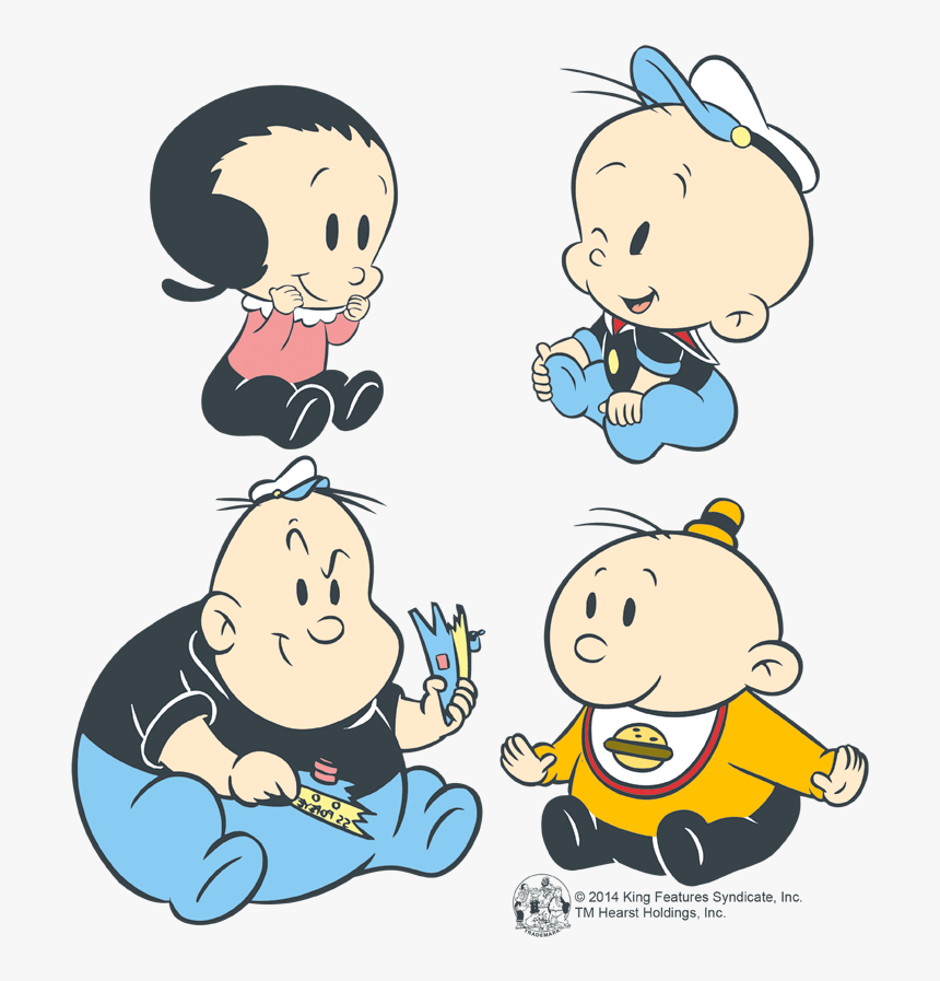 Transparent Popeye Png - Baby Popeye Clipart, Png Download, Free Download