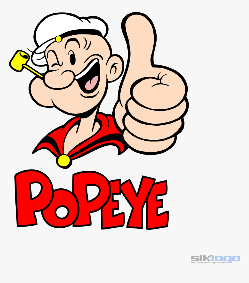 Popeye Logo Vector Download Clipart , Png Download - Popeye Thumbs Up, Tran...